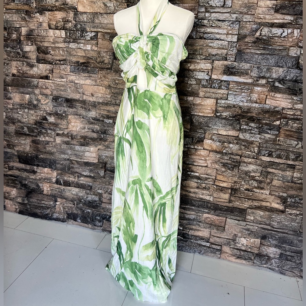 Fashion Nova Leafy Green Maxi Dress - Picture 7 of 12